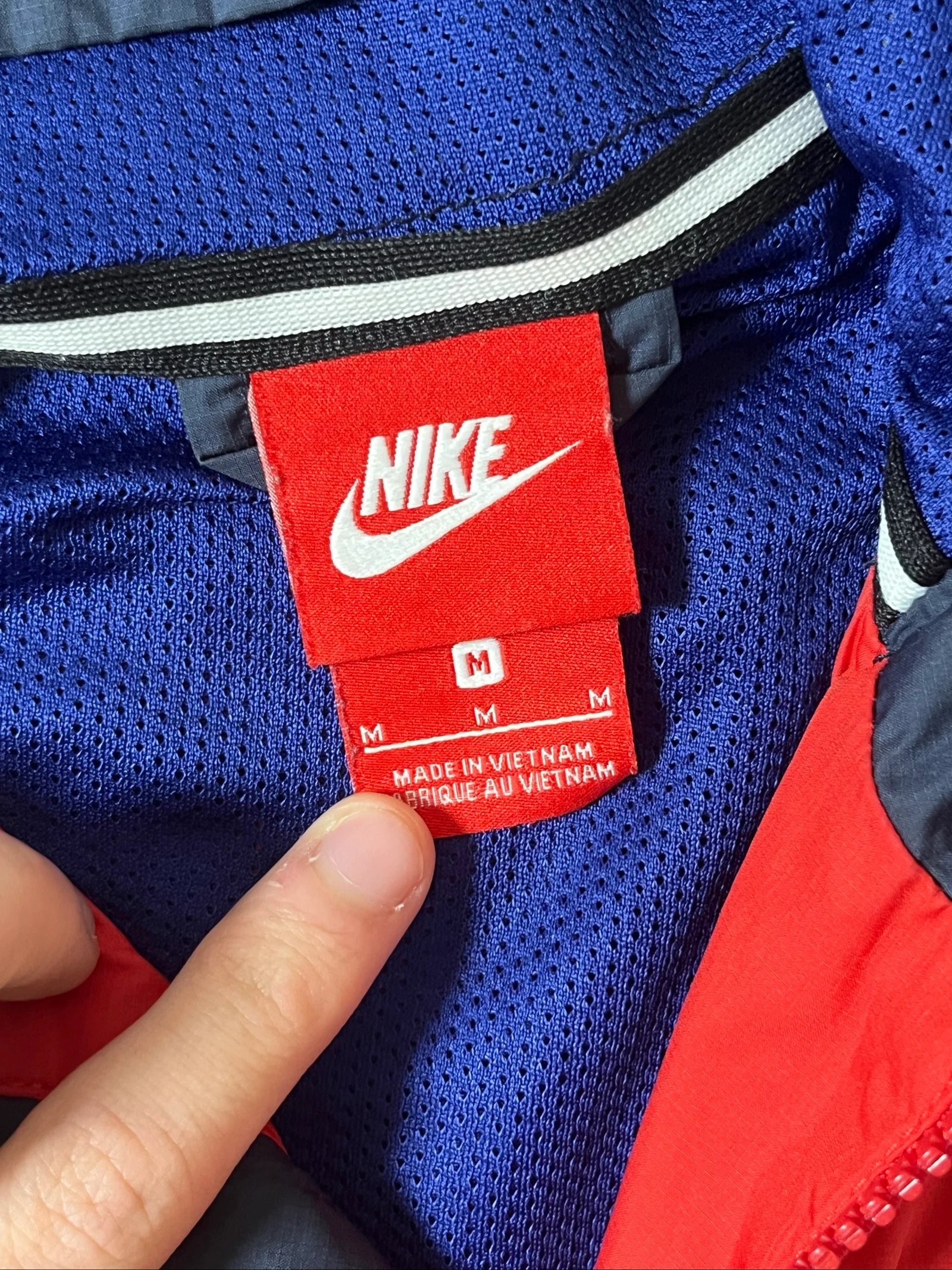 Windjack Windrunner driekleurig marine / rood / koningsblauw - Nike - maat M - goede staat – photo 4